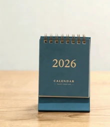 This 2026 Desktop Calendar Is A Simple And High-End Student Planner, Office Memo Calendar, And Also A Christmas Countdown Calendar. It Includes Month Tags, Daily Layouts, And Inspirational Quotes. The One-Way Page Flipping Design Makes It Suitable For Homes, Offices, And Various Office Environments. - Multicolor - View 6
