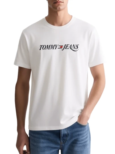 Tommy Hilfiger Reg Vintage LA Men's T-Shirts White