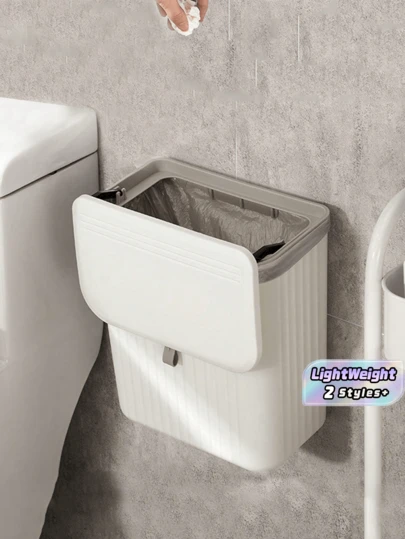 1 thùng đựng phân hữu cơ nhà bếp 8L/12L, thích hợp để trên mặt bàn bếp hoặc dưới bồn rửa, thùng rác nhỏ treo có nắp, thích hợp để trong tủ/phòng tắm/phòng ngủ/văn phòng/cắm trại, có thể lắp thùng đựng phân hữu cơ trong nhà