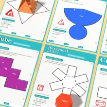 MINKOJA MINKOJA 3D Geometric Folding Model Kit – Math Manipulative For Learning Geometric Shapes – Pull-Apart & Expandable 3D Geometry Models – Hands-On Exploration Of The Mysteries Of Solid Geometry – Interactive Learning Tool – Student DIY Math Craft Kit – Math Visualization Teaching Aid – STEM Education For Home And School – Essential Math Manipulative For Students – Top Choice For Educational Institutions – Ideal Birthday Gift For Boys And Girls - Multicolor - View 10