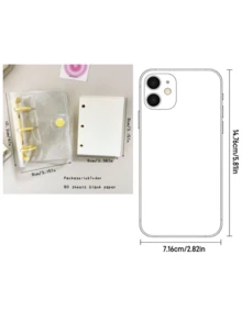 Bộ 1 cuốn sổ tay mini Macaron, sổ nhật ký cầm tay, 80 tờ giấy rời, thích hợp cho năm học mới. - Nhiều màu - Xem 3