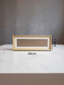 1 khung ảnh gỗ hình chữ nhật đơn giản, sáng tạo, có thể để bàn, dùng để viết thư pháp và vẽ tranh, với các câu trích dẫn, phong cách retro. - Nhiều màu - Xem 11