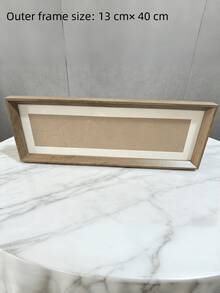 1 khung ảnh gỗ hình chữ nhật đơn giản, sáng tạo, có thể để bàn, dùng để viết thư pháp và vẽ tranh, với các câu trích dẫn, phong cách retro. - Nhiều màu - Xem 16
