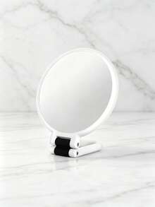 50x Magnifying Mirror With Handle For Travel - Double-Sided Handheld Mirror With 10x/50x Magnification, Adjustable Handle/Stand, And A Foldable Design For Easy Travel And Makeup Application - Multicolor - View 2