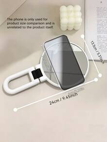50x Magnifying Mirror With Handle For Travel - Double-Sided Handheld Mirror With 10x/50x Magnification, Adjustable Handle/Stand, And A Foldable Design For Easy Travel And Makeup Application - Multicolor - View 3