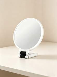 50x Magnifying Mirror With Handle For Travel - Double-Sided Handheld Mirror With 10x/50x Magnification, Adjustable Handle/Stand, And A Foldable Design For Easy Travel And Makeup Application - Multicolor - View 6
