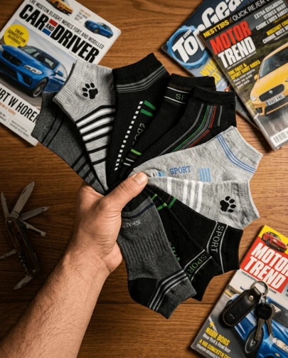 SL.MAX Calcetines para hombre paquete con 12 pares de diferentes modelos, tines deportivos o informales MODELOS RANDOM diferentes modelos en cada pedidos