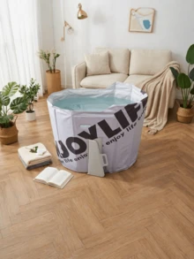 1 Large Portable And Foldable Adult Bathtub For 32 People, Independent Deep Soaking Bathtub, No Installation Required, Insulated And Heat-Retaining Bathtub For Spa, Suitable For Indoor And Outdoor Use, Suitable As A Gift - Essential Bathroom Item - A - View 4