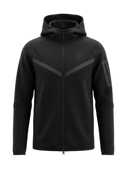 Nike Tech Men's Full Zip Hoodie Black