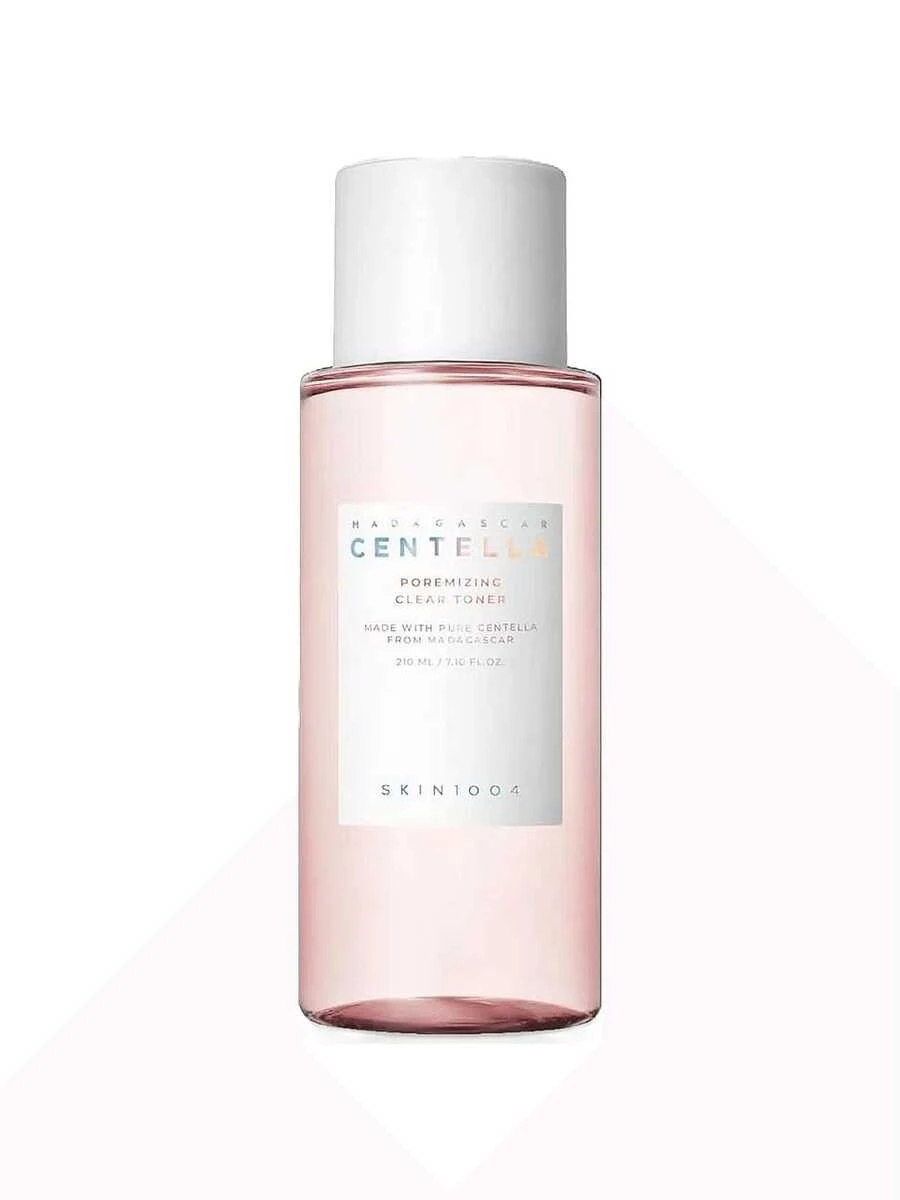 SKIN1004 Madagascar Centella Poremizing Clear Toner 7.1oz/210ml – Pore Minimizing And Sebum Control For Oily And Combination Skin, Infused With Pink Himalayan Salt And Soothing Centella Asiatica, Gentle Exfoliating Formula To Refine Skin Texture, Perfect For Daily Clearing And Hydrating, Korean Skincare Essential - All Skin Types - View 1