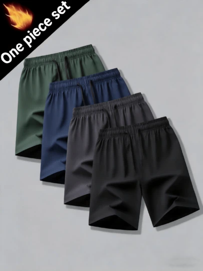 1 chiếc quần short thể thao ngoài trời nam bóng, chấm bi.