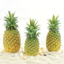 Artificial Plastic Pineapple Fruit Decoration For Home, Fruit Shop Display, Film & TV Production As Realistic Prop Pineapple Shape Gifts Birthday Graduation - Yellow - View 7