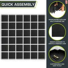 Heavy Gym Floor, Anti-Skid Exercise Mat, Interlocking EVA Foam Exercise Mat - Anti-Skid Surface Puzzle Sports Carpet Tile, Durable Protective Floor Suitable For Family Gym, Yoga And Equipment - Easy Connection Design, Thickened Buffer Training Surface, Gym Accessories, Fashionable Matte Effect - multicolor - View 9