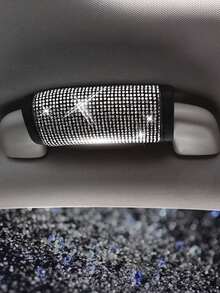 1 Funda de volante de coche con diamantes incrustados, accesorio de coche para mujer - Multicolor - Ver 5