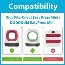 Carrying Case For Easy Press Mini/DODODUM EasyPress Mini Heat Press Machine, Shockproof Hard EVA Travel Carrying Case For /DODODUM Easy Press Mini And Accessories -Black - 1 - View 4
