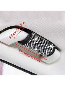 1 Funda de volante de coche con diamantes incrustados, accesorio de coche para mujer - Multicolor - Ver 7
