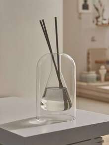 A Minimalist Luxury Glass Fragrance Diffuser Bottle, A Unique Home Aroma,   Suitable For Living Room And Bedroom, Elegant Home Fragrance Accessory, Minimalist Luxury Design, Stylish Glass Fragrance Bottle, Fragrance Diffusion. - transparent - View 9