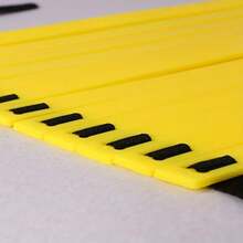 1pc Agility Ladder Speed Training Equipment, Suitable For Football Training, Footwork, Coordination And Explosiveness, Applicable For Field, Sand, Home Workout And Gym - Yellow - View 5