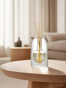 A Minimalist Luxury Glass Fragrance Diffuser Bottle, A Unique Home Aroma,   Suitable For Living Room And Bedroom, Elegant Home Fragrance Accessory, Minimalist Luxury Design, Stylish Glass Fragrance Bottle, Fragrance Diffusion. - transparent - View 7