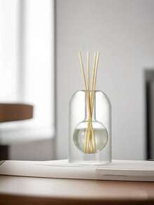 A Minimalist Luxury Glass Fragrance Diffuser Bottle, A Unique Home Aroma,   Suitable For Living Room And Bedroom, Elegant Home Fragrance Accessory, Minimalist Luxury Design, Stylish Glass Fragrance Bottle, Fragrance Diffusion. - transparent - View 8