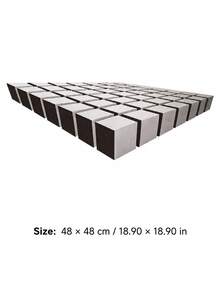 superFUNNYmarket 3 miếng decal dán tường 3D góc không tưởng, nghệ thuật tường ảo giác quang học, nhãn dán họa tiết mê cung bất đối xứng, nhiều kiểu dáng có sẵn (hình lập phương, hình tam giác, phẳng), tự dính & có thể tháo rời, tạo hiệu ứng thị giác gây kinh ngạc trên bất kỳ bức tường nào, hoàn hảo cho trang trí phòng khách, phòng ngủ & studio, thêm phong cách ngầu & siêu thực cho không gian của bạn, dễ dàng dán & tái sử dụng, tuyệt vời làm quà tặng độc đáo cho những người yêu nghệ thuật & ảo giác - Nhiều màu - Xem 3