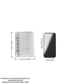 A7 Size Portable Transparent Binder, Transparent Sticker Book, Sticker Book, Photo Storage Bag, Photo Album, Budget Planner, Diary, Notebook, Office Supplies - Decorative Card Holder - View 3