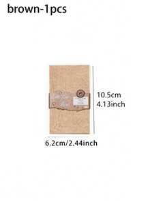 MOCARD 50张/包 简约复古备忘录纸，DIY装饰剪贴簿背景纸，节日礼物，手工拼贴材料，个性化剪贴簿规划，创意学习用品，学习用品，返校季 - 多色 - 查看 8