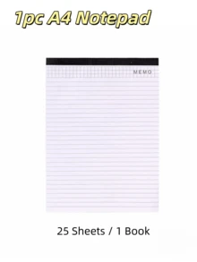 Pasta Multiuso Tamanho A4, Organizador de Documentos em Couro PU, Pasta de Escritório, Contrato, Documento, Livro de Medidas de Designer, Negócios, Volta às Aulas, Materiais Escolares - Tamanho Único - Visão 18