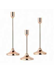 12pcs/6pcs FrenchChampagne Color Candle Holders Set, 6pcs Cone Shaped Candle Holders, Champagne Color Modern Decorative Candle Holders, Suitable For Dining Table, Fireplace, Wedding, Dining, Party, Christmas, Anniversary Decoration (Candles Not Included) - Champagne - View 8