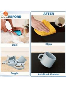 1 Piece Soft Thick Kitchen Floor Mat, Lemon Tree Non-Slip Anti-Oil Floor Mat, Waterproof Kitchen Mat, Anti-Fouling Floor Mat, Machine Washable, Entrance Door Mat, Kitchen Living Room Laundry Room Bathroom Absorbent Floor Mat, Room Decoration - multicolor - View 7
