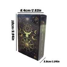 Tarot Cards Beginner's Learning Guide, Easy And Accurate Divination, Simpleand Easy To Use, Suitable For Beginners, Suitable For Family Gathering EntertainmentGames, Game Gifts, Card Games, Party Board Games, Couple And Friends InteractiveMini-Games - Sun God Gold Foil Tarot Cards - View 4