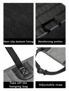 1 PC Foldable Waterproof Car Pet Seat Cover Non Slip Protective Pet Pad Car Crate Mat For Dog Cat Travel Outdoor Vacation All Season Use Pet Supplies - Multicolor - View 4