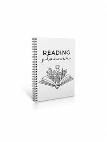 Reading Planner, Reading Plan, Reading Challenge, Book Review Journal, Monthly Reading Log – The Perfect Gift For Book Lovers - multicolor - View 5
