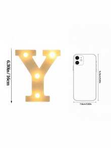 1 buah Huruf Kecil Putih 26 Alfabet Lampu LED Bertenaga Baterai, Huruf Bercahaya Dekoratif, Lampu Tanda LED Bertenaga Baterai untuk Pesta, Bar, Lampu Malam, Dekorasi Rumah, Hari Valentine, Natal, Pernikahan, Ulang Tahun, Kamar, Dapur, Dekorasi Rumah (Baterai Tidak Termasuk) - cahaya putih hangat - View 3