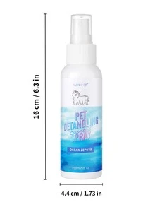 PETSIN Dog Detangling & Conditioning Spray – 5 Fl Oz, Leave-In Conditioner For Dogs & Cats, Removes Knots & Tangles, Softens & Adds Shine, Ocean Breeze Scent - View 7