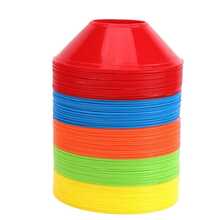 20pcs(Random Color) Soccer Training Markers, Round Flat Agility Discs, Speed & Coordination Drills Cones - Multicolor - View 7