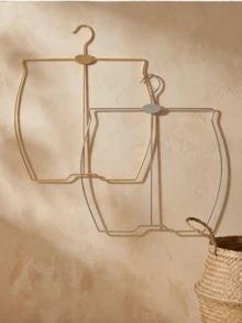 Metal Swimsuit Hanger, Suitable For Storage Of Swimwear Bikinis And Underwear, Suitable For Wardrobe Organization, Summer Beach Holiday Travel Swimwear Storage, Durable Space Saving Design, Suitable For Women's Underwear Display Rack, Suitable For Bathroom Bedroom Wardrobe And Retail Store Display - Multicolor - View 5