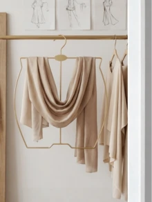 Metal Swimsuit Hanger, Suitable For Storage Of Swimwear Bikinis And Underwear, Suitable For Wardrobe Organization, Summer Beach Holiday Travel Swimwear Storage, Durable Space Saving Design, Suitable For Women's Underwear Display Rack, Suitable For Bathroom Bedroom Wardrobe And Retail Store Display - Multicolor - View 2