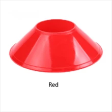 20pcs(Random Color) Soccer Training Markers, Round Flat Agility Discs, Speed & Coordination Drills Cones - Multicolor - View 4