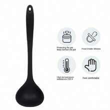 A Full Integrated Silicone Spoon, A Large Spoon Resistant To High Temperatures, A Non-Stick Soup Spoon, Available In Stock - Multicolor - View 7