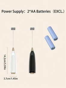 家用电动手持搅拌机、小型自动磨奶器、蛋糕糊搅拌器、打蛋器、便携式奶泡器 - 彩色 - 查看 4