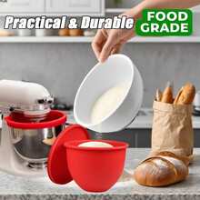 Silicone Mixing Bowl Liner, Suitable For 5-Quart Tilt-Head Kitchen Mixer - Kitchen Mixer Accessories - No Need To Replace The Mixing Bowl - Multicolor - View 6
