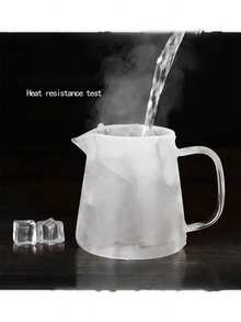 A High-Borosilicate Heat-Resistant Glass Teapot With A Stainless Steel Strainer, Suitable For Home, Kung Fu Tea, Family, Restaurant, Camping, And Office. Heat-Resistant Teapot, Triangular Teapot That Can Be Heated Directly On An Open Flame And Frozen In The Refrigerator. - Transparent 1 - View 7