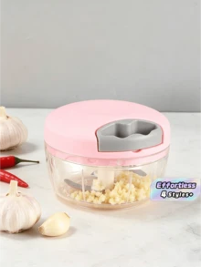 1 Máy ép tỏi thủ công 2 lưỡi dao xay tỏi - Nhiều màu - Xem 1