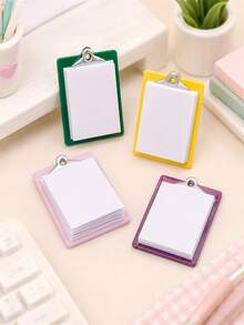MINKOJA 1/4Pcs Mini Dollhouse Study Accessories. This Miniature Writing Clipboard Comes In Four Colors. Exquisite Details Make It An Essential Decoration For Miniature Study Rooms And Desktops - Multicolor - View 7