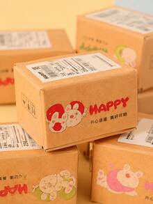 MINKOJA 1pc/2pcs Bộ đồ ăn & thức uống hộp chuyển phát nhanh mini, mô hình hộp carton mini mô phỏng, đồ trang trí cảnh nhà búp bê, đạo cụ đồ chơi lưu trữ đồ ăn nhẹ và thức uống thu nhỏ - Nhiều màu - Xem 2