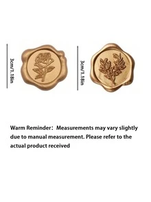 20/30/50/100 Wax Seal Stickers, Wedding Invitation Envelope Sealing Stickers, Self-Adhesive Envelope Sealing Stickers, Suitable For Weddings, Invitations, Envelopes, Gift Wrapping, Christmas, And Other Occasions - bronzer - View 11