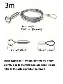 2MM Thick Stainless Steel Wire Clothesline Indoor Outdoor Wall-Mounted Retractable Drying Rope Adjustable Length Heavy Duty Rust Resistant Sturdy Laundry Hanger Space Saving Clothes Line For Home Balcony Patio Bathroom Dorm Room Apartment Housewarming - Silver - View 10
