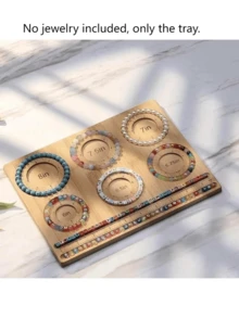 Beading Board For Jewelry Bracelet Making, DIY Jewelry Beads Board Tray, Bracelet Making Design Mat For Freelance Workshop Studio,Jewelry Organiser,Jewelry Box,Diamond Art (No Jewelry Included, Only The Tray.) - multicolor - View 7