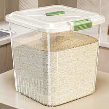 Large-Capacity Sealed Rice Storage Container, Moisture-Proof And Insect-Proof For Home Use - Multicolor - View 7